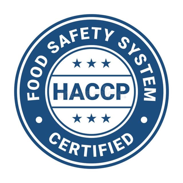 HACCP certification